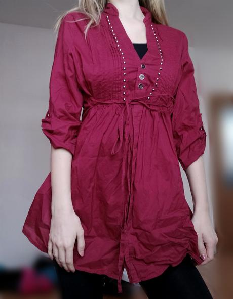 Košeľové šaty, s