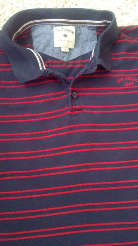 Pánske tričko s golierom, lee cooper,xl