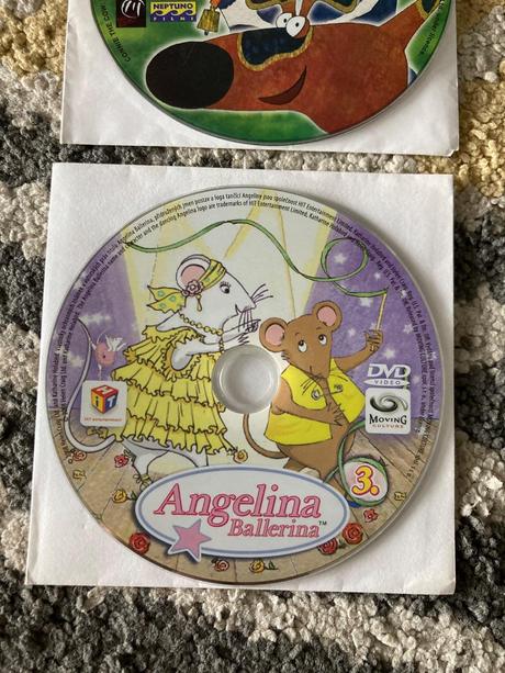 Dvd connie the cow ii. a angelina ballerina,