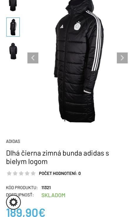 Slovan bunda, adidas,xl