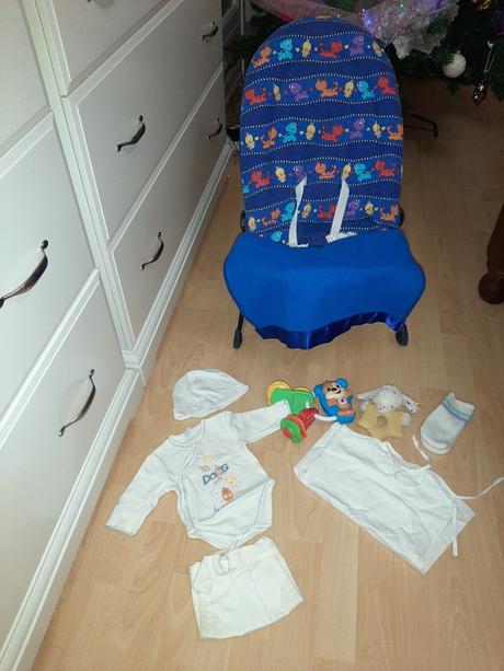 Lehátko fisher price +7kusov, 