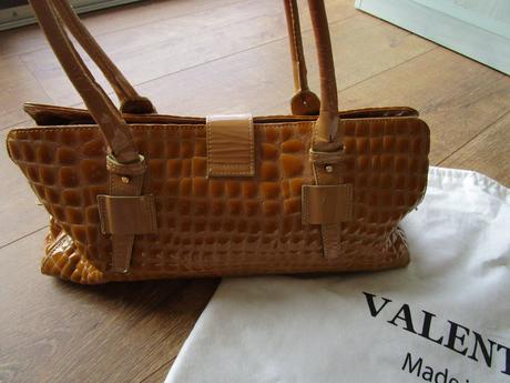 Kožená kabelka valentini original, valentino