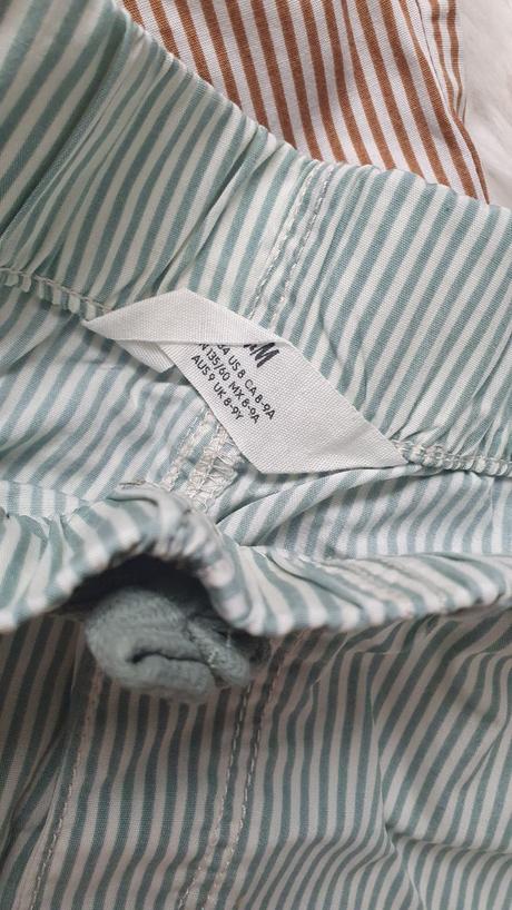 4x letné kratasy, h&m,134
