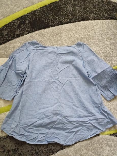 Modrá košielka, zara,s