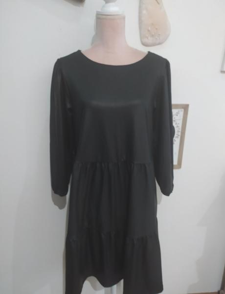 Koženkové šaty, mohito,s