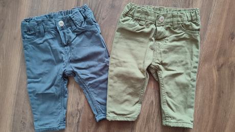 Nohavice 4-6m, h&m,68