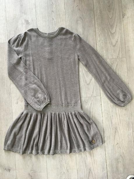 Dievčenské úpletové šaty zn. chicco, chicco,134