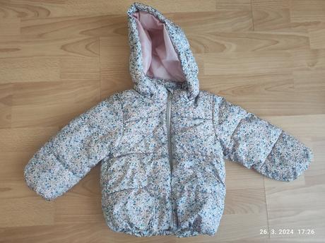 Zimná bunda pre dievčatko 92, h&m,92