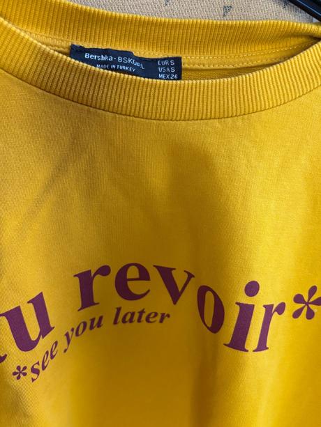 Tričko s balonovými rukávmi, bershka,s