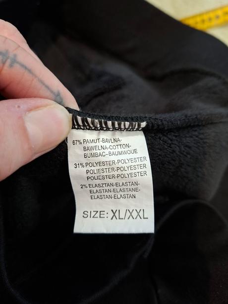 Cierne teple jegginsy, xl