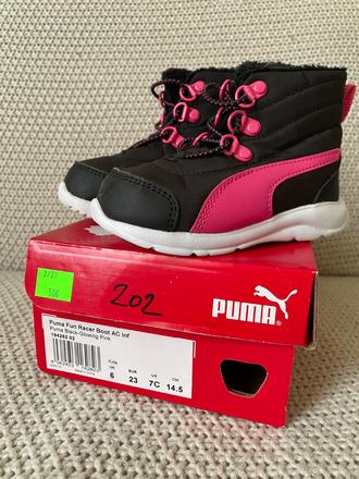 Čižmy detské dievčenské puma, veľ. 23, puma,23
