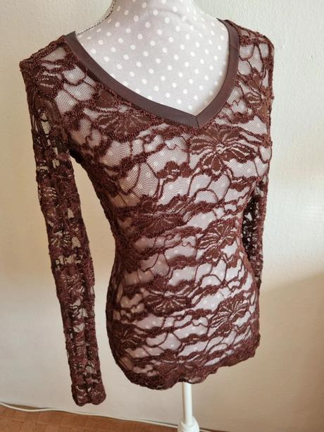 Celočipkový hnedý top rensix s, s