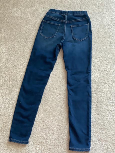 Džínsové legíny, h&m,140