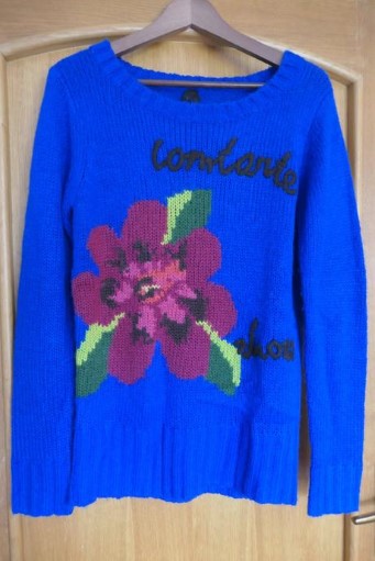 Desigual luxusny, kvalitny damsky sveter l/m, desigual,l