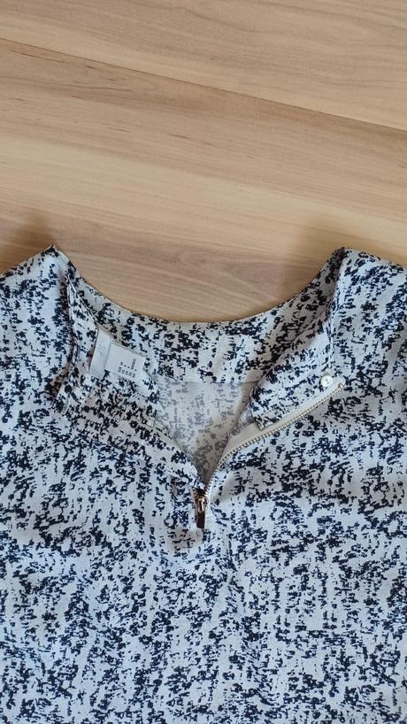 Vzorovaná blúzka, h&m,34