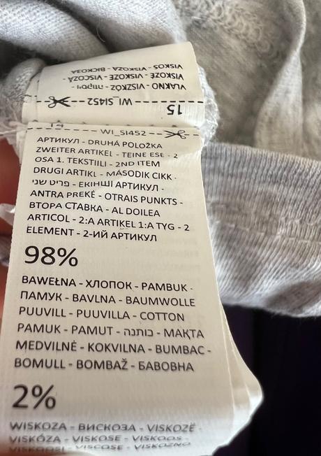 Tričko dlhý rukáv, sinsay,122