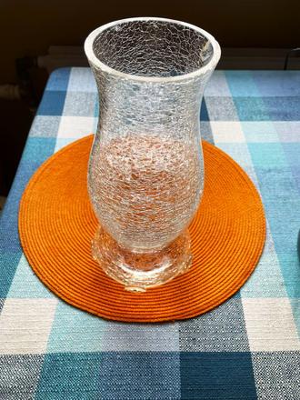 Luxusná vysoká váza bohemia, 