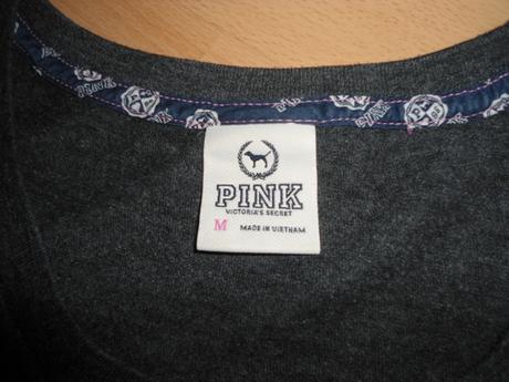 Tmavosede dievcenske tricko, victoria's secret,m