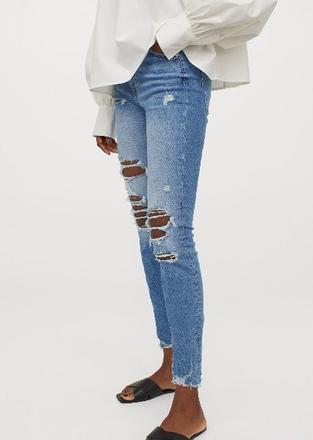 Shapping skinny vysoký pás h&m 27 /30, h&m,34 / 36 / s / xs