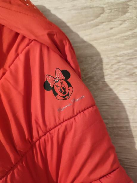 Zimný dievčenský overal s uškami minnie, c&a,68