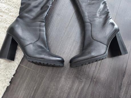 Kožené čižmy solo femme 39, 39