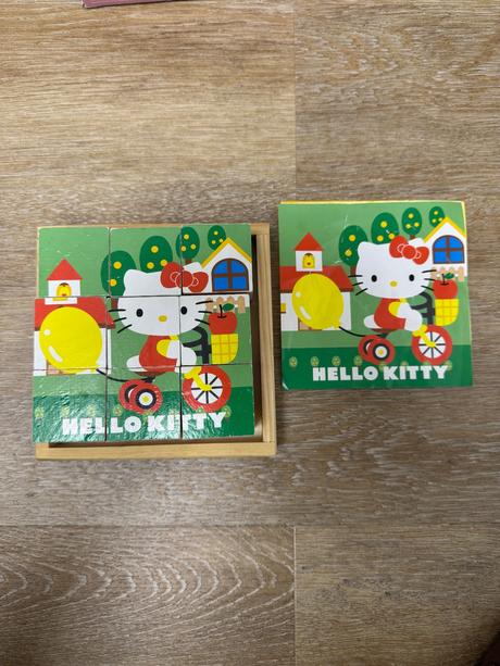 Drevené kocky eichhorn hello kitty,