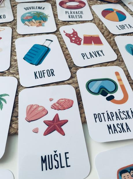 Ideme na dovolenku - komunikačné kartičky, 