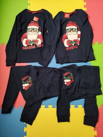Vianočné pyžamá, 2 ks, 134 / 140