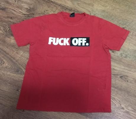 Tričko fuck off, xs