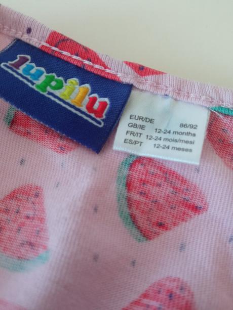 Dievčenské ružové šaty s melónom lupilu (86-92), lupilu,86