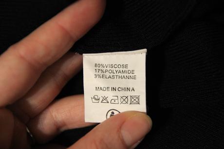 Čierny elastický rolák, xs, xs