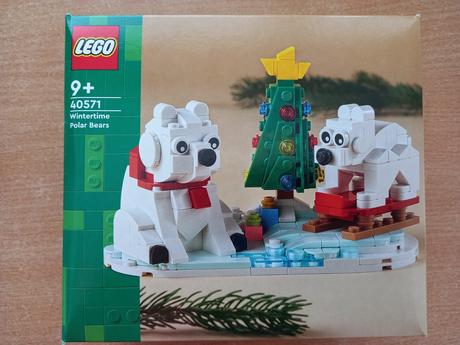 Lego vianočné medvedíky so stromčekom,