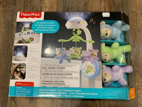 Fisher price kolotoč nad postielku 3v1, 