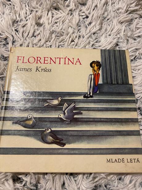 Stará retro kniha florentina james krüss 1971,