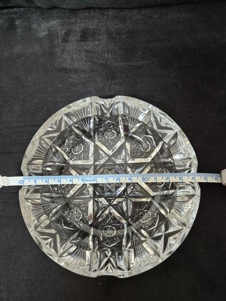 Popolník kryštálový priemer 14,5cm, 