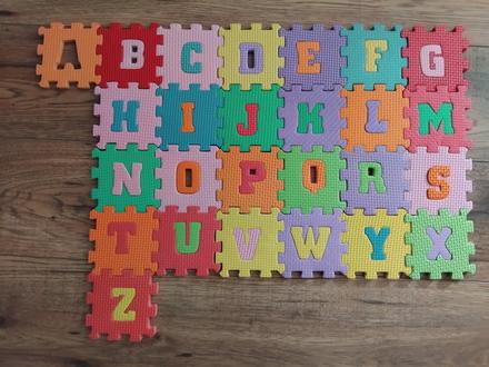 Penove puzzle abeceda, pismena, 