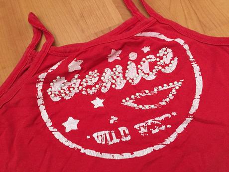 Venice červené tielko - elastické, 146