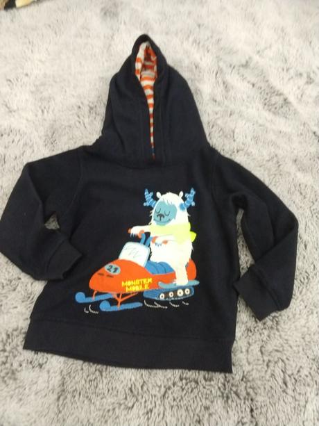 Monsterkova mikina 3-4 rokov, marks & spencer,104