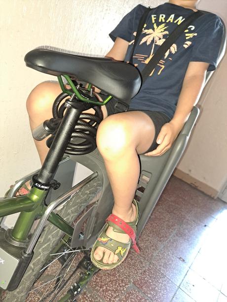 Detská sedačka na bicykel,