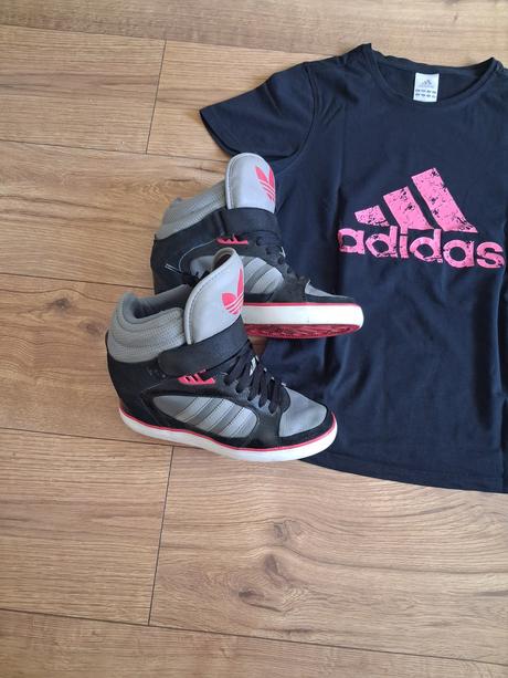 Tenisky adidas + tricko, adidas,39