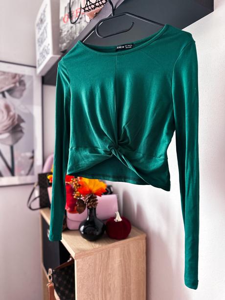 Smaragdový elastický top, sinsay,s