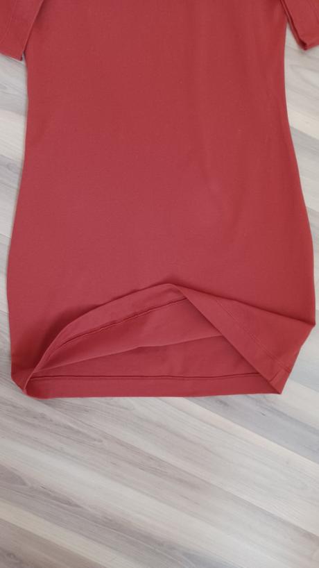 Terakotové predĺžené tričko, možno mini šaty, esmara,xs