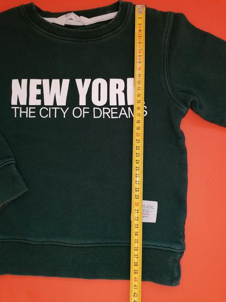 Zelená mikina, h&m,110