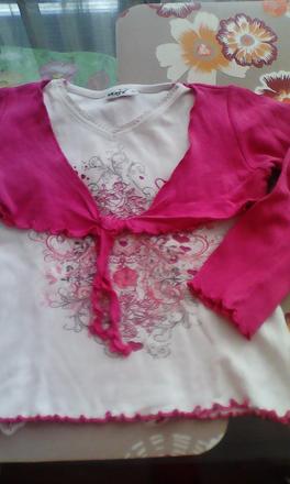 Tričko a bolerko 2 v 1, 122