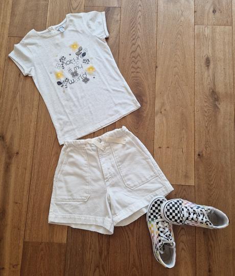 Moderne zara kratasy 140 slonia kost, zara,140