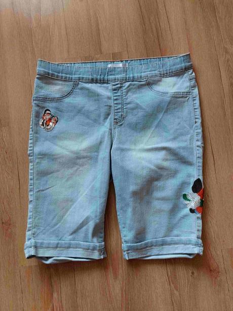 3/4 rifľové šortky, bonprix,44