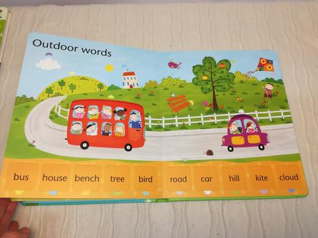 Usborne lift the flap word book,