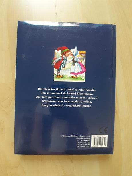 Čarovný modrý vták knižka rozpravkova, 