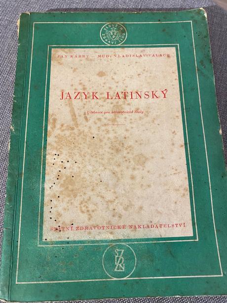Stará učebnica pre školy 1957 jazyk latinský, 