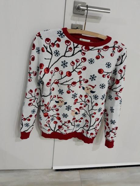 Pletený svetrík vtáčiky, 164